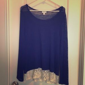 Only worn once lightweight blue sweater